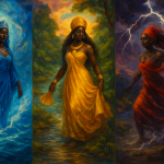 orixas, energia vibracional, espiritualidad africana, yemanja, oxum, oia, egunes, rituales, batuque, candomblé